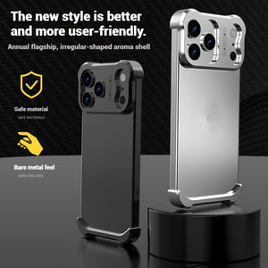 Special-shaped Aromatherapy Aluminum Alloy Metal Phone Case