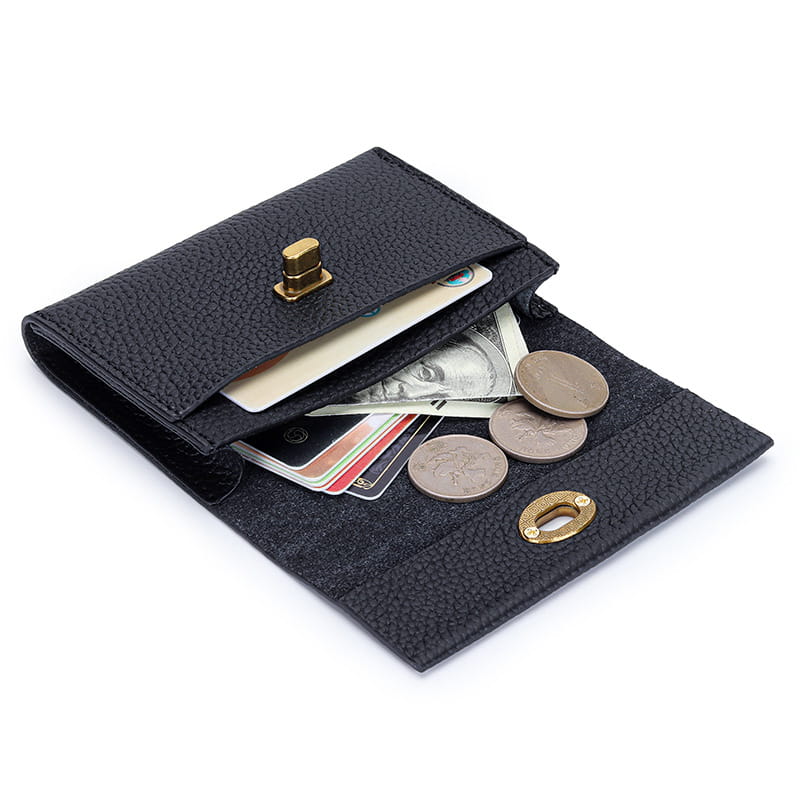 Leather Card Wallet in Multiple Colors for United States and CHF Buyers
