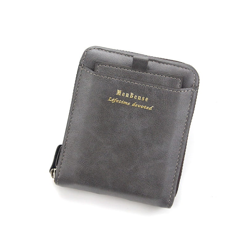 PU Leather Wallet with Zipper and Multiple Card Slots for the United States CHF