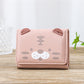 Three Fold Large Banknotes Lady Student Bag Multi-card Position Clear Coin Purse Lot - Bagging Big Bills in Style