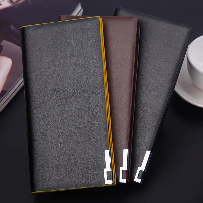 Korean Style PU Leather Wallet for United States and CHF Currency