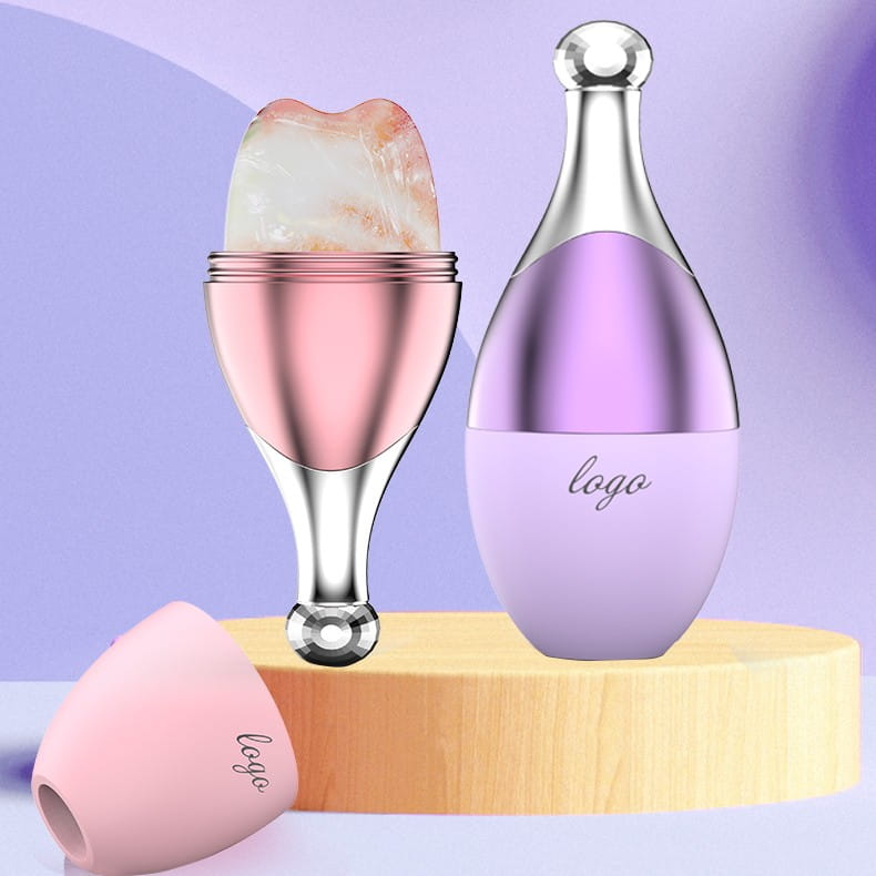 Herramienta de contorno de belleza y cuidado de la piel Cubo de hielo de silicona T