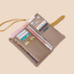 Women’s Wallet Contrast Color Hasp Long Zipper Multi-functional Simple Fashion Clutch