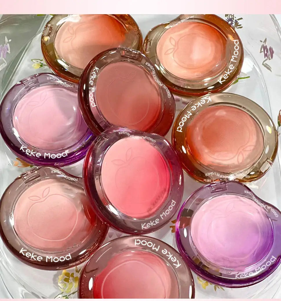 Long Lasting Powder Blush for Dry Skin Natural Rouge Makeup Palette 5g