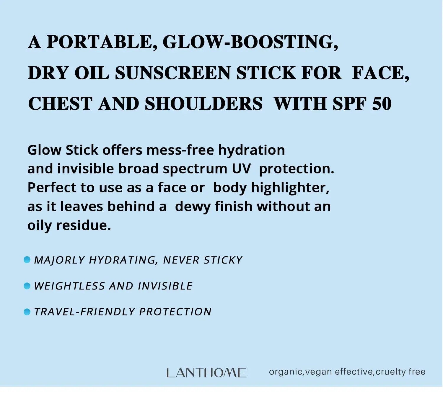 Creme corporal não grease, loção nutritiva 50g x1pcs para pele seca