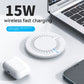 Two-in-one Desktop Wireless Charger Suitable For Mobile Phone Bluetooth Headset - Zap Your Stuff with This Desktop