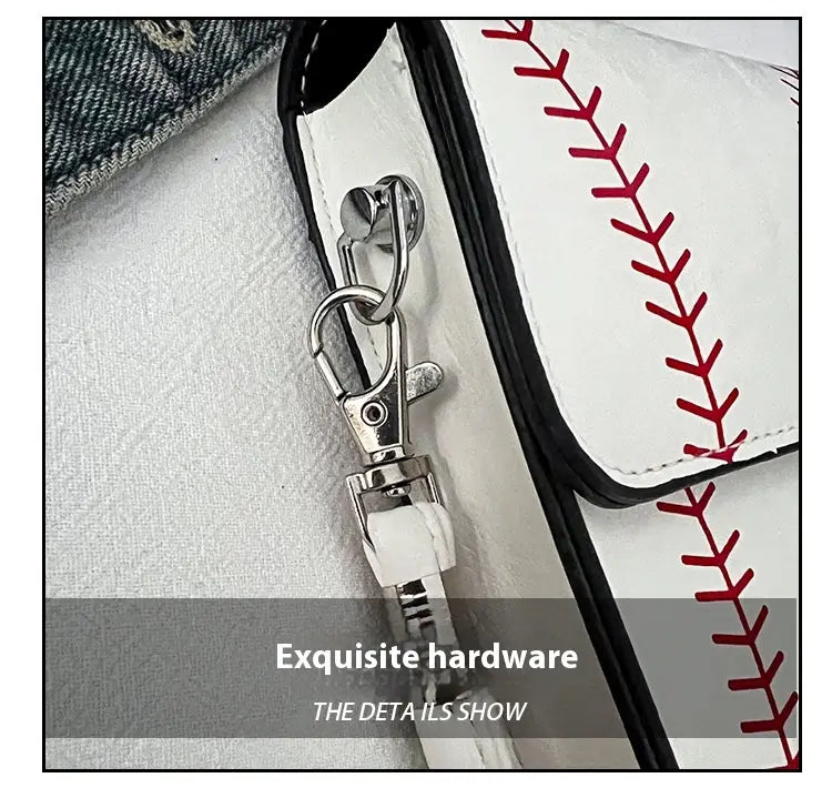 Fehér és sárga puha PU válltáska belső cipzárral