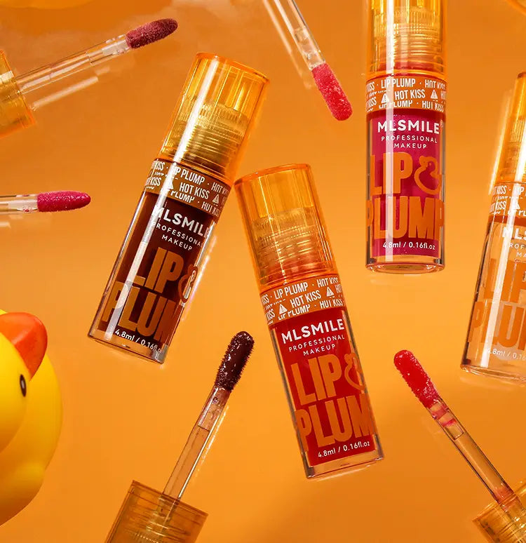 Moisturizing Liquid Lipstick Set with Duckbill Plump Lip Glosses