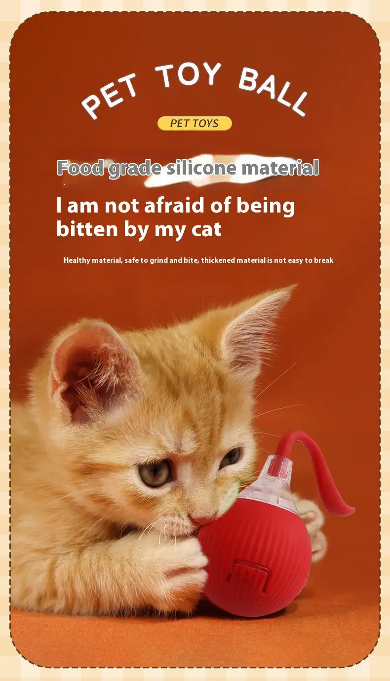 Interaktiivinen kissan kiusallinen pallolelu korkean energian kissojen mattoystävälliselle