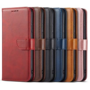 Mobile Phone Leather Case Magnetic Flip Cover