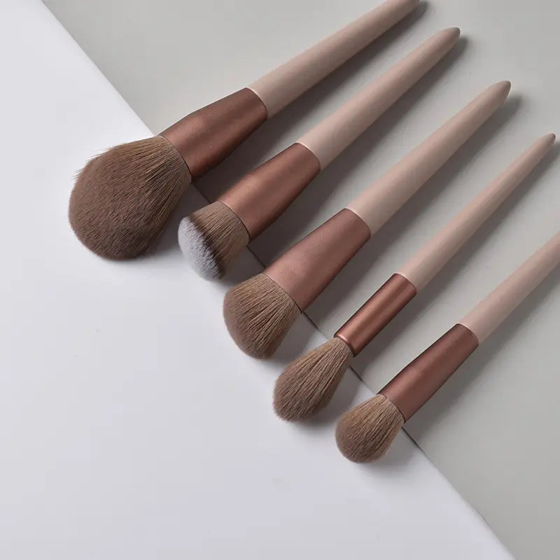 Set di pennelli per trucco capelli animali ombretto cipria sciolta blush riparazione