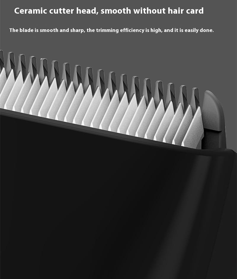 Waterproof Electric Trimmer with Digital Display and Rechargeable Power