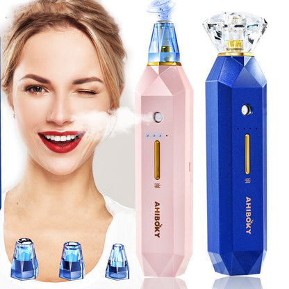 2-IN-1 Blackhead Remover Vacuum Pore Cleaner Acne Remover Mist Facial Sprayer Skin Mouisture Nose Face Deep Cleansing