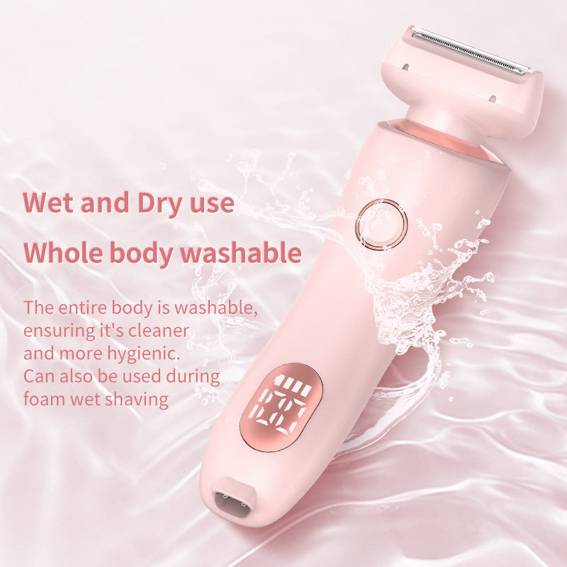 2 in 1 Women Hair Removal Epilator and Body Trimmer USB Rechargeable - Teleplus hair removal epilator usb rechargeable