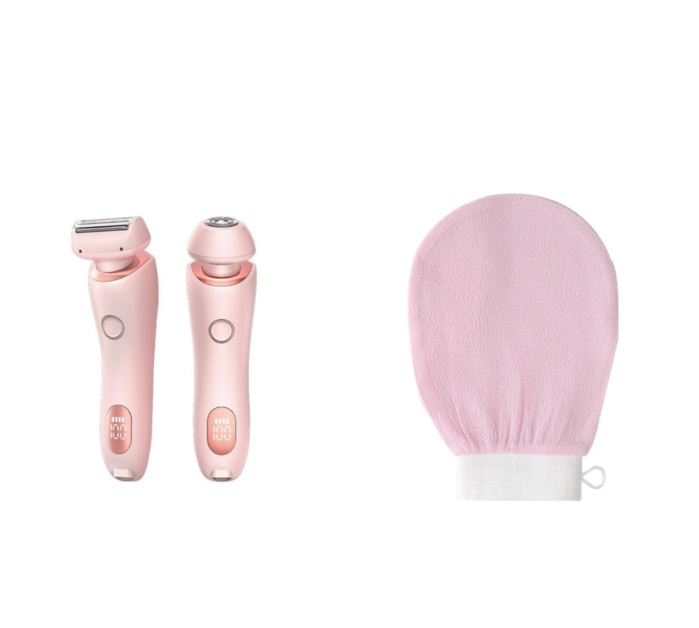 2 in 1 Women Hair Removal Epilator and Body Trimmer USB Rechargeable - Teleplus hair removal epilator usb rechargeable