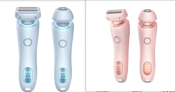 2 in 1 Women Hair Removal Epilator and Body Trimmer USB Rechargeable - Teleplus hair removal epilator usb rechargeable