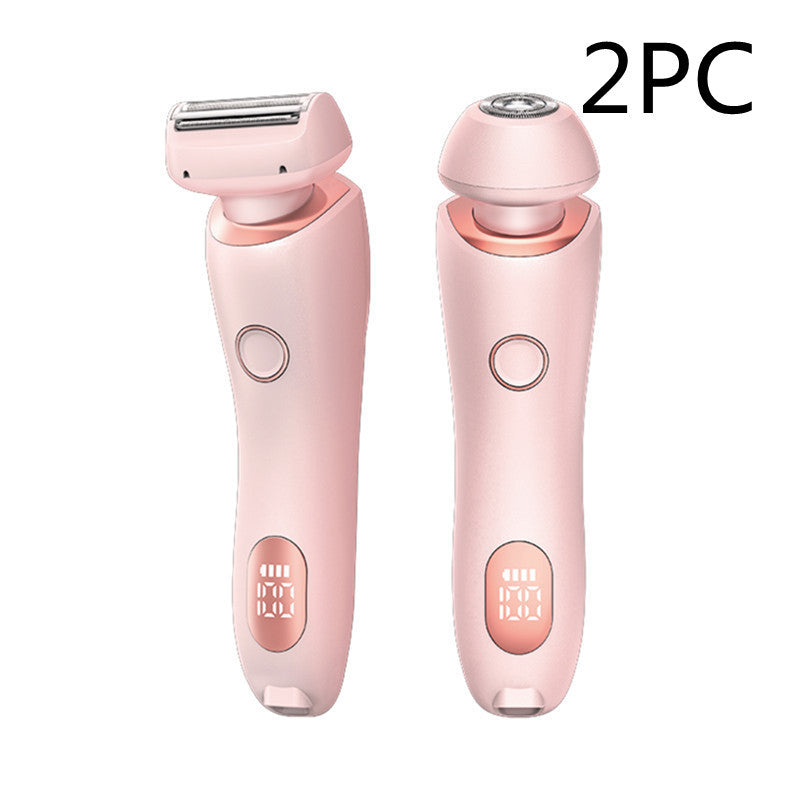 2 in 1 Women Hair Removal Epilator and Body Trimmer USB Rechargeable - Teleplus hair removal epilator usb rechargeable