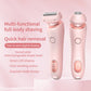 2 in 1 Women Hair Removal Epilator and Body Trimmer USB Rechargeable - Teleplus hair removal epilator usb rechargeable
