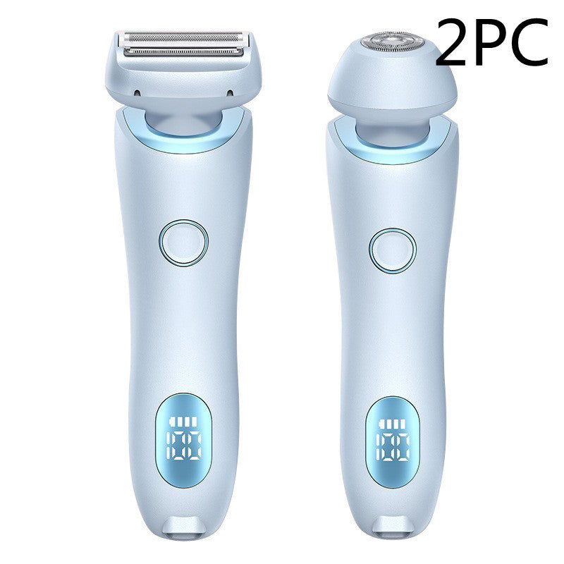 2 in 1 Women Hair Removal Epilator and Body Trimmer USB Rechargeable - Teleplus hair removal epilator usb rechargeable