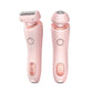 2 in 1 Women Hair Removal Epilator and Body Trimmer USB Rechargeable - Teleplus hair removal epilator usb rechargeable