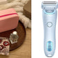 2 in 1 Women Hair Removal Epilator and Body Trimmer USB Rechargeable - Teleplus hair removal epilator usb rechargeable
