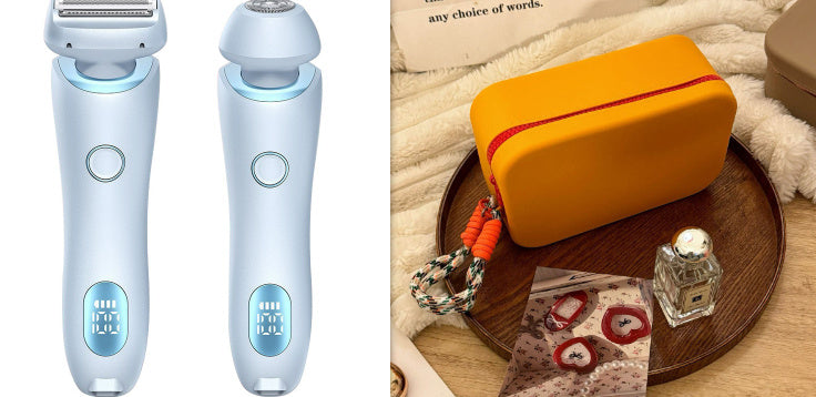 2 in 1 Women Hair Removal Epilator and Body Trimmer USB Rechargeable - Teleplus hair removal epilator usb rechargeable