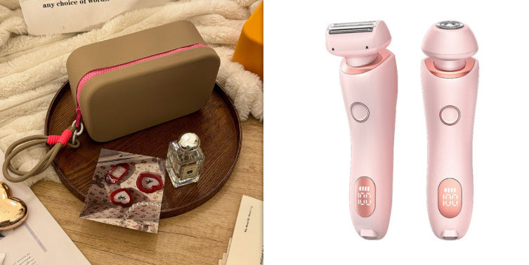 2 in 1 Women Hair Removal Epilator and Body Trimmer USB Rechargeable - Teleplus hair removal epilator usb rechargeable