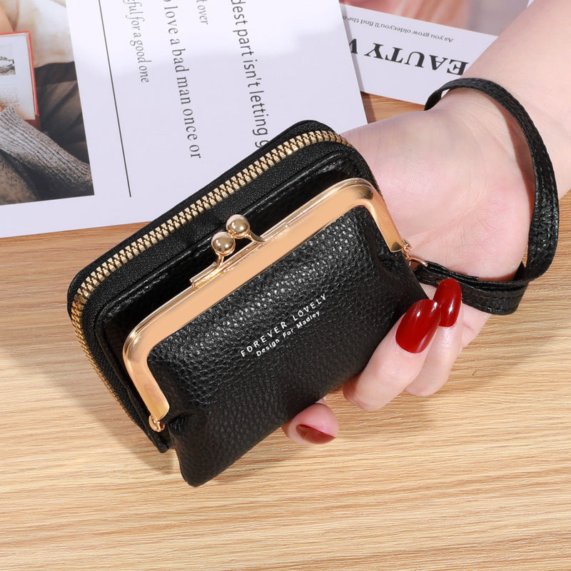 Women’s Short Leather Wallet Multiple Card Slots Large Capacity - Stylish Wallets That Hold More Than Your Secrets