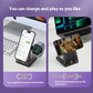 Transparent Three-in-one Wireless Charger Electrical Magnetic Stand - Clearer Than Your Ex This Charger is All Magnetic