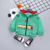 Cartoon train jacket - Green