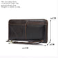 Business Double Pocket Men’s Wallet Long Wallet Multiple Card Slots Genuine Leather Men’s Clutch Clutch - Genuine