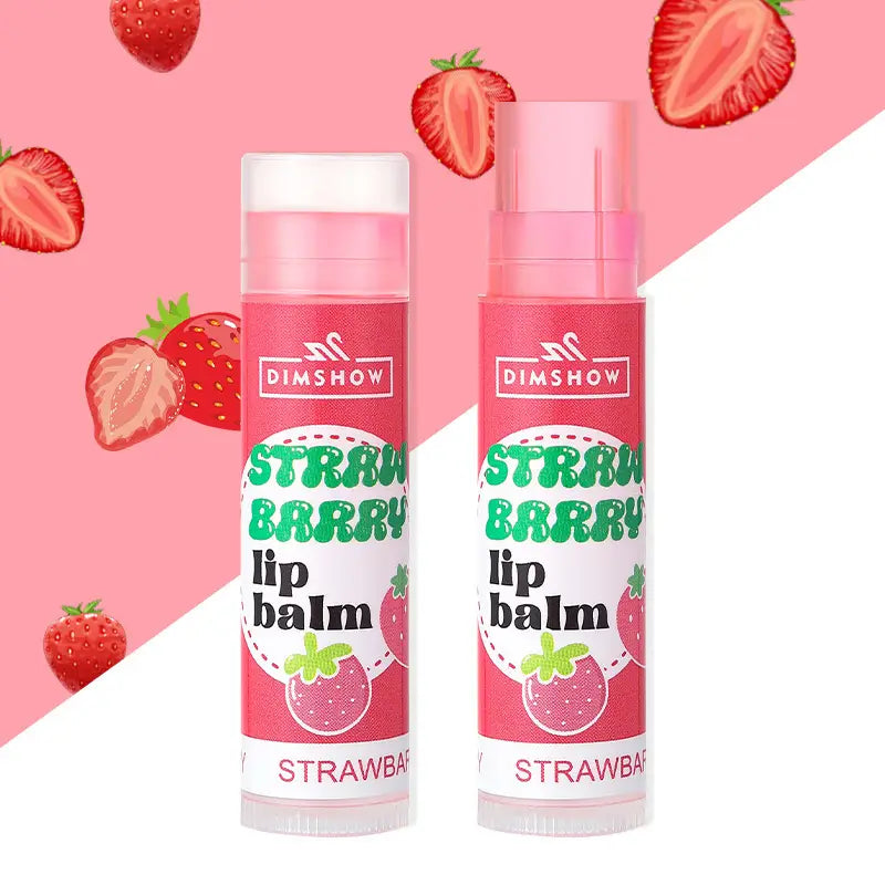 Fruit Flavor Lip Balm Set for Men and Women’s Moisturizing Care