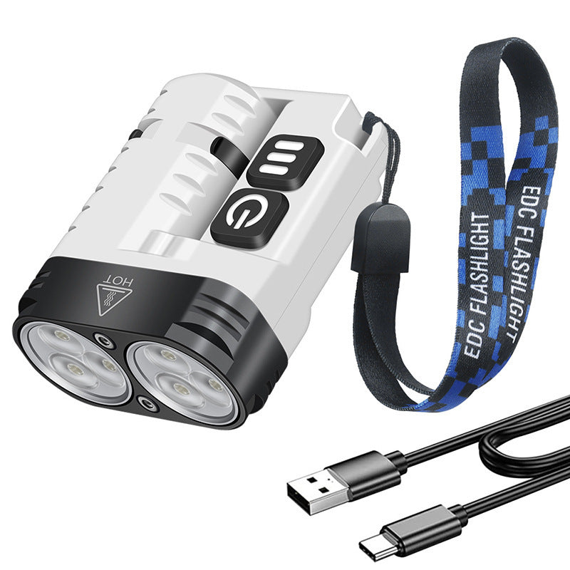 20W U6 Flashlight with Keychain and Camping Lantern Aluminum Design - Teleplus Outdoor flashlight outdoor camping