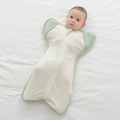 Baby Sleeping Bag Surrender Breathable Dual-use Newborn Organic Cotton Anti-kicking Blanket Leggings Swaddling