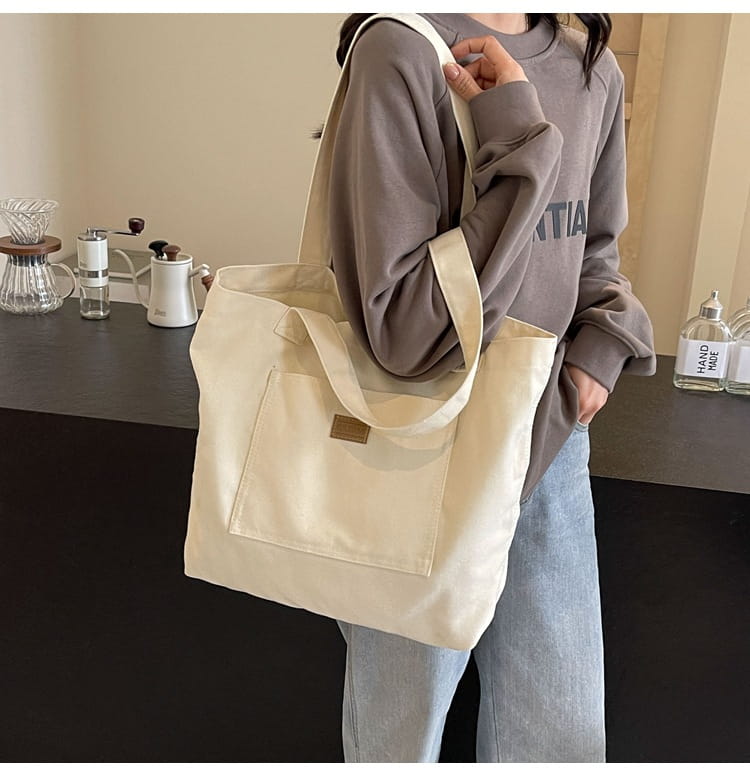 Sac vertical carré de valise de voyage en toile avec organisateur d'emballage à fermeture éclair