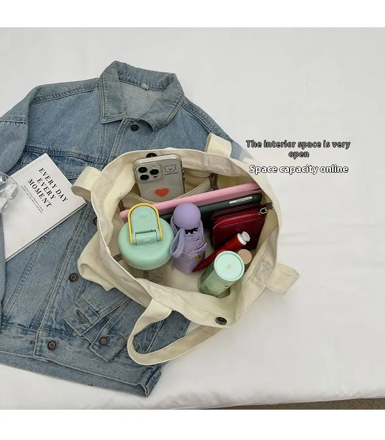 Sac vertical carré de valise de voyage en toile avec organisateur d'emballage à fermeture éclair