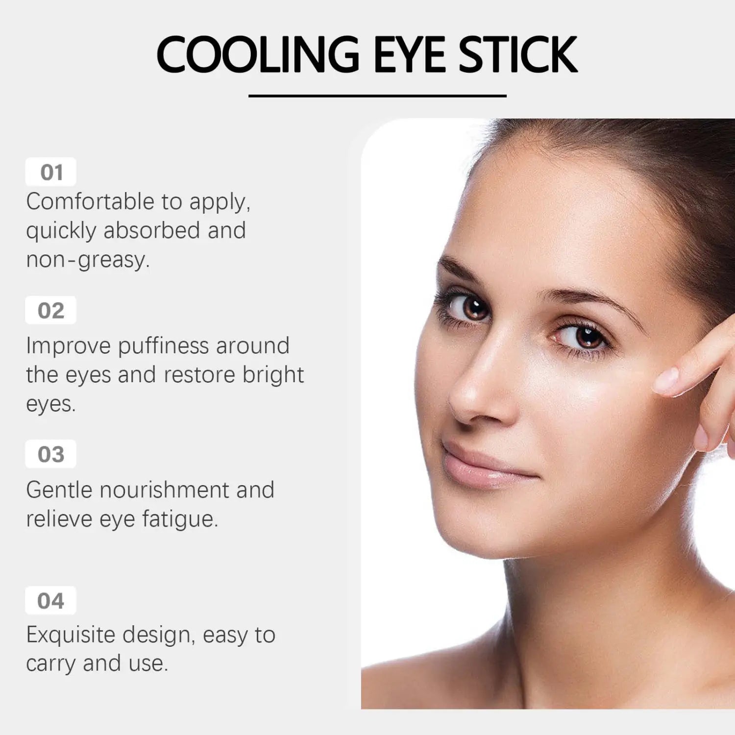 Eye Cream Stick for Firm Skin Light and Reducing Lines