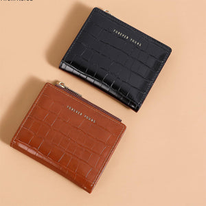 Wallet Women’s Short Change Simple High-end Ultra-thin Two-fold - Slim Wallet for Women That Won’t Break the Bank