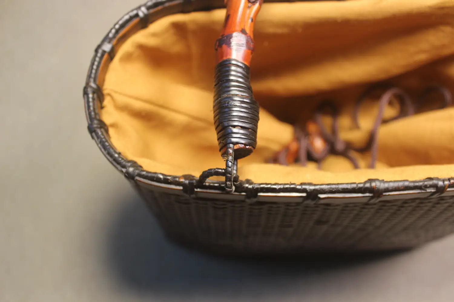 Chinese Style Bamboo Storage Box for Beach Weaving Handbag Organization