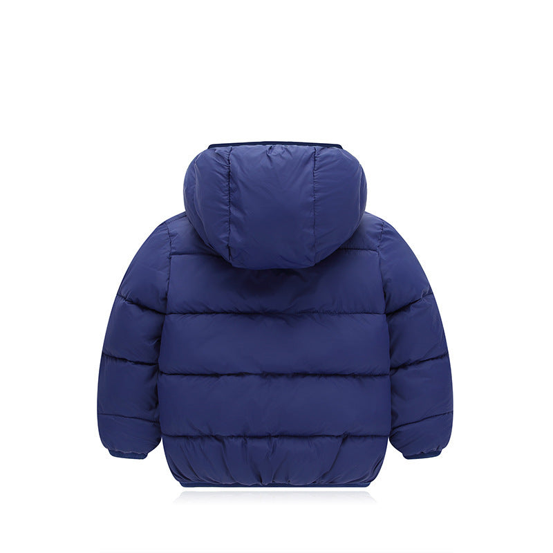 Children’s hooded and down padded jacket