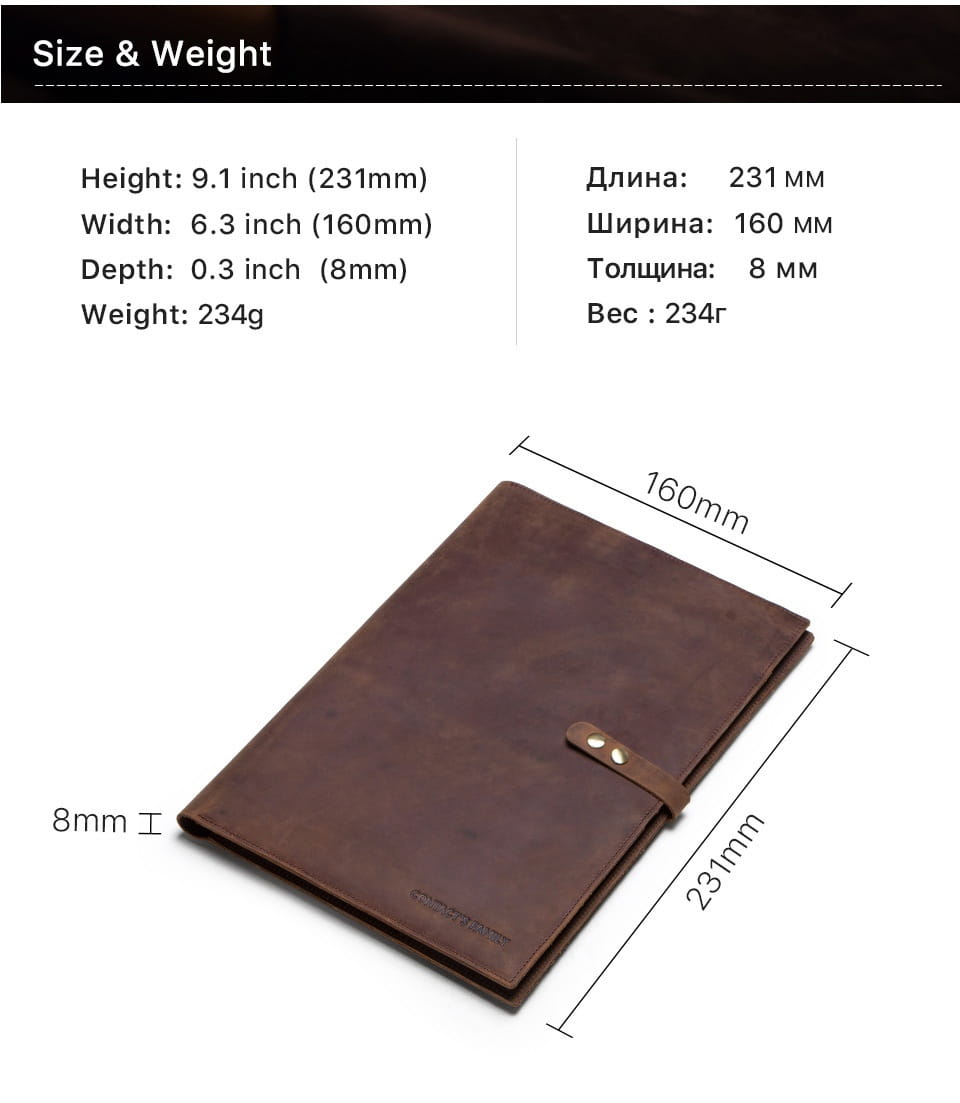 Crazy Horse Leather iPad Mini Case for Fall Protection Retro Style