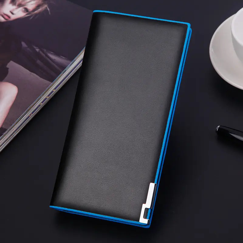 Korean Style PU Leather Wallet for United States and CHF Currency