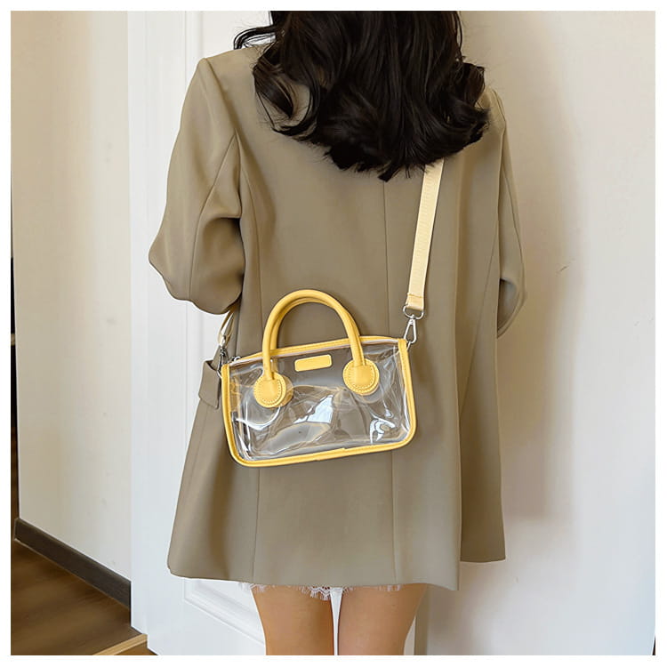 Liten plastreisekoffer Skulderveske for kvinner barn håndbagasje 23cm