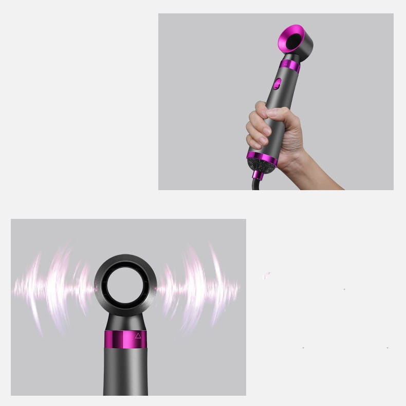Multifunctional Hair Dryer with Brush Motor and Non-Foldable Handle