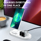 Multifunctional Desktop Phone Holder Three-in-one Magnetic Wireless Charger - Magical Wireless Charger That Holds