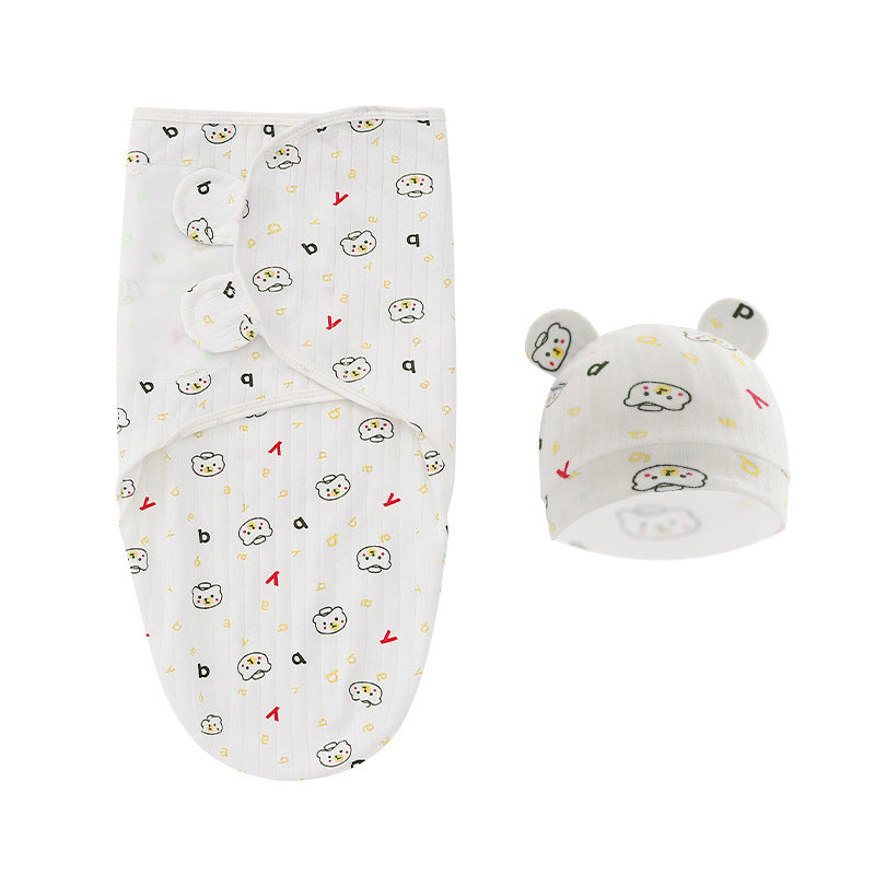 Foreign Trade Newborn Swaddling Sleeping Bag Baby Anti-kick Quilt Delivery - Snuggle Like a Silkworm in Spring