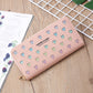 Wallet Long Letter Card Holder Hollow Heart Glittering Powder - Glittering Heart Wallets for the Stylishly Confused