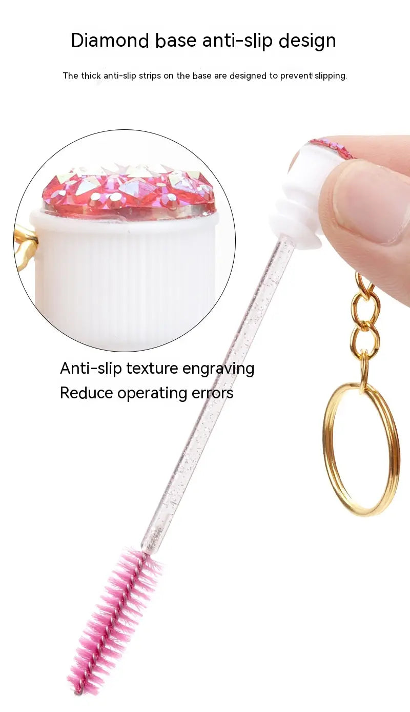 Grafting Mascara Brush in Gold with Buckle Tube for Beauty Application