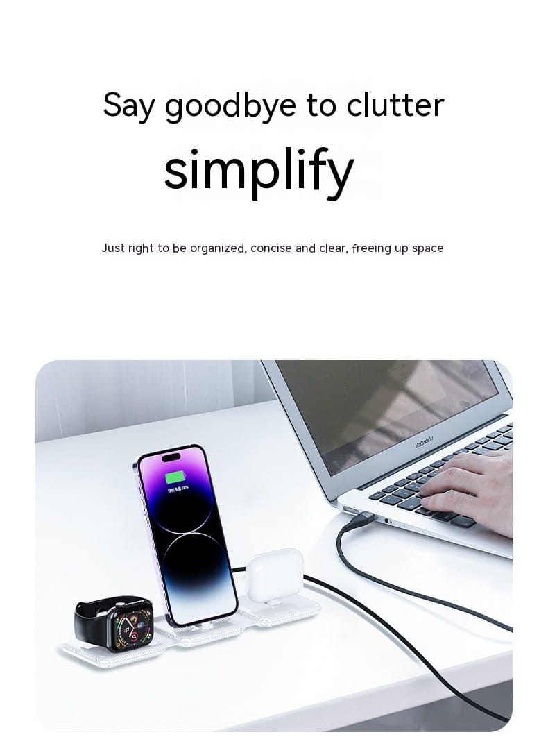 Universal Wireless Charger for United States Devices CHF Compatible Black or White