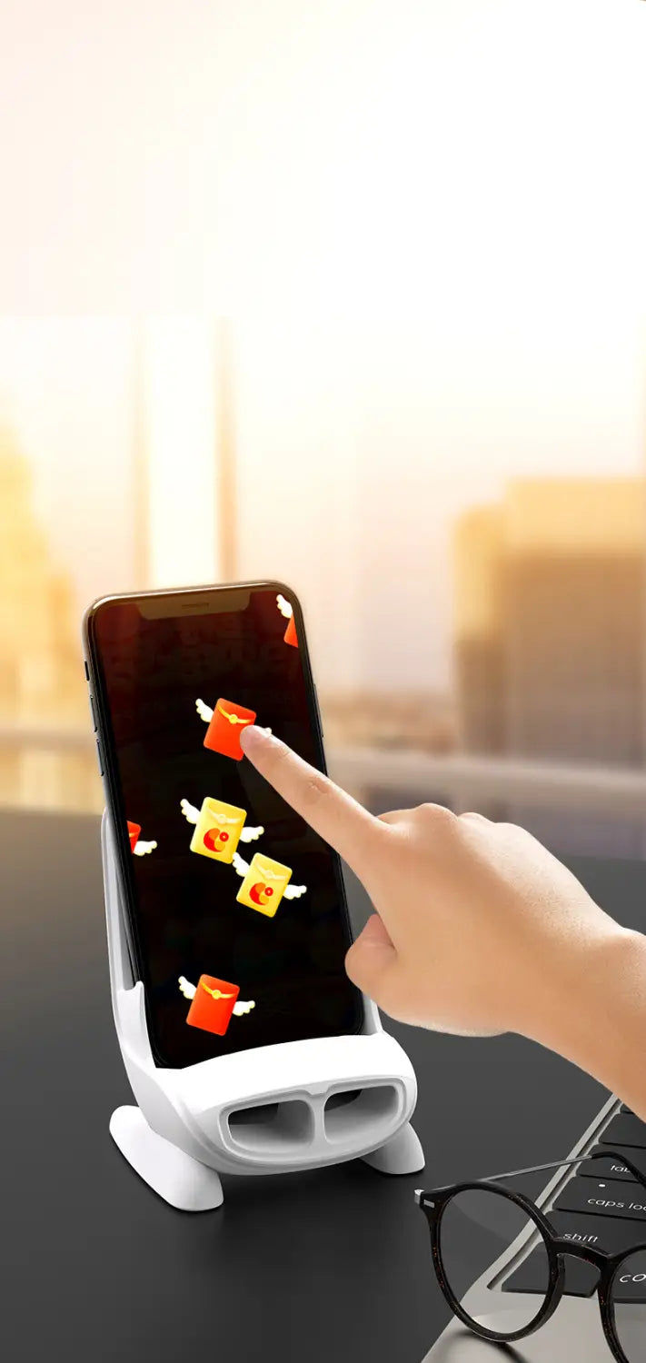 Wireless Phone Charger Universal A88 Pink White US Compatible with CHF